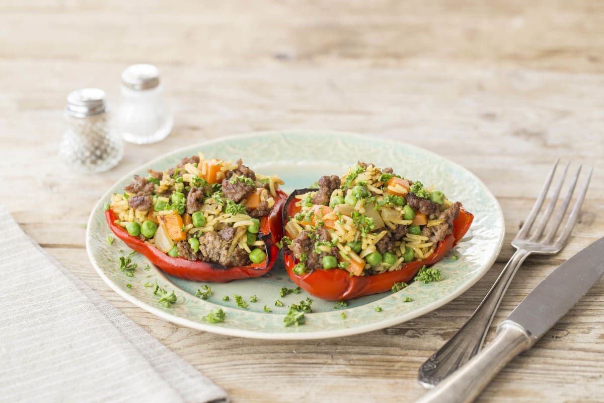 Indian Stuffed Peppers