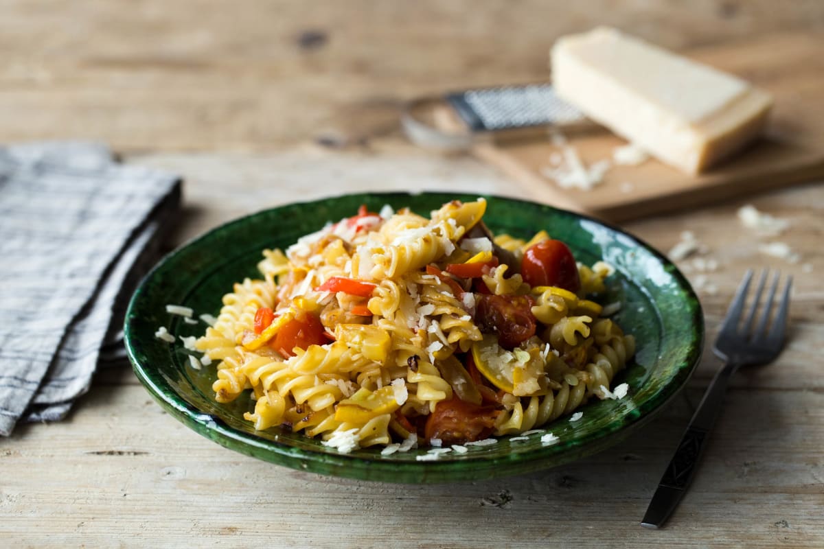 Burst Tomato & Squash Fusilli