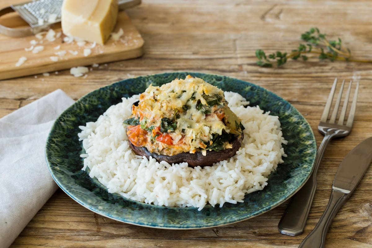 Florentine Stuffed Portobellos