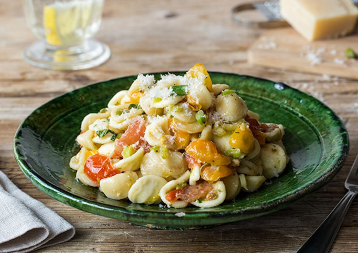 Orecchiette mit Pistazien-Minz-Pesto