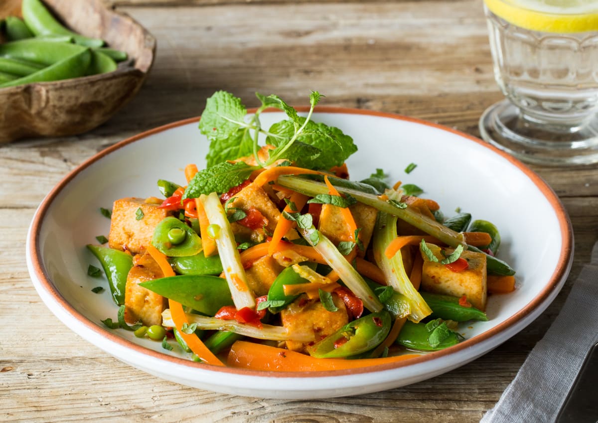 Crispy Chili-Roasted Tofu