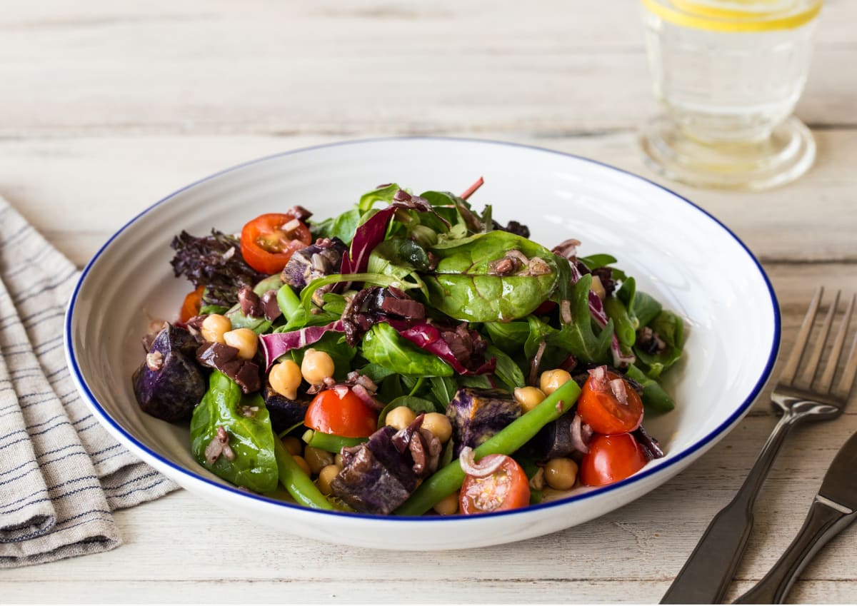 Purple Sweet Potato Nicoise Recipe | HelloFresh