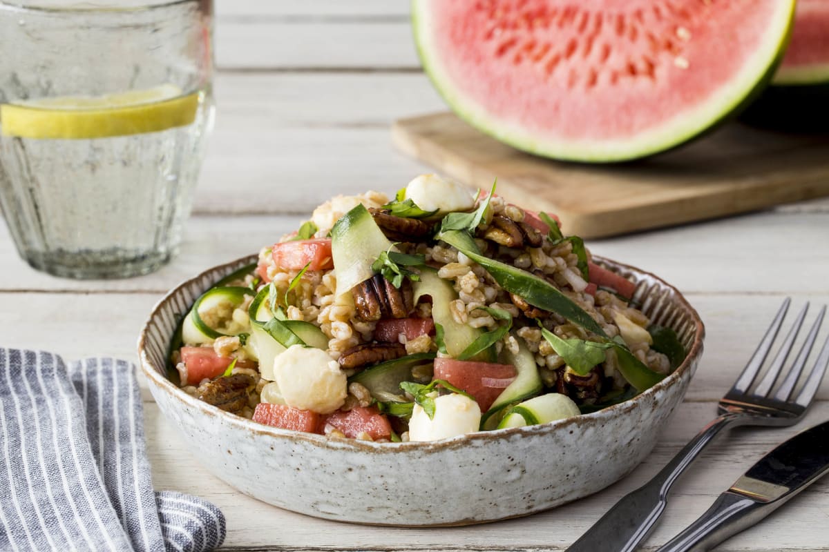 Watermelon and Farro Salad