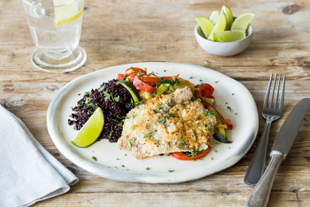 Coconut & Macadamia-Crusted Tilapia