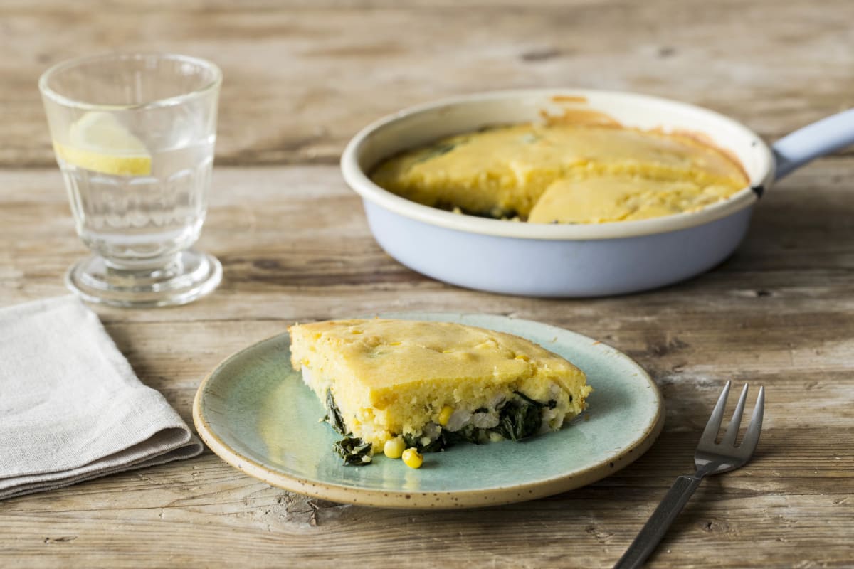 Skillet Cornbread Pie