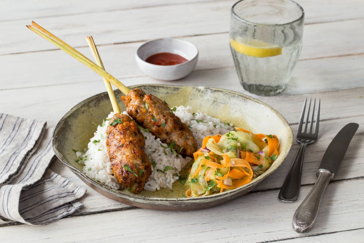 Lemongrass Chicken Skewers