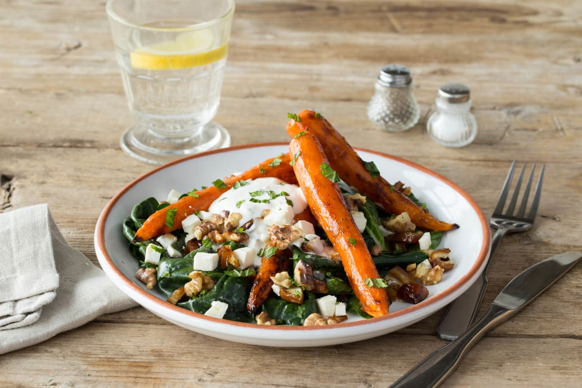 Whole Roasted Carrot Salad