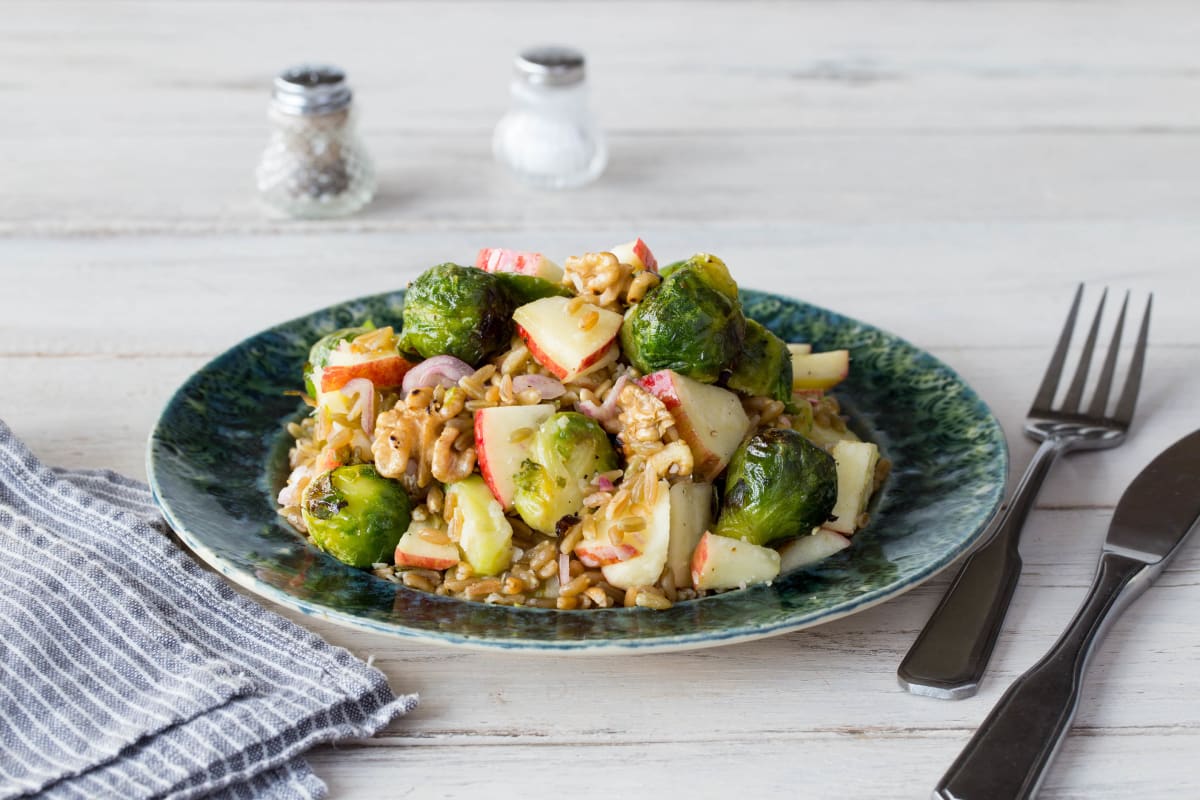 Freekeh & Brussels Sprouts Salad