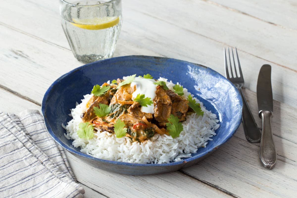 Beef & Spinach Curry