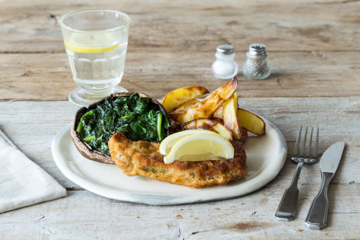 Knuspriges Zitronen-Parmesan-Schnitzel