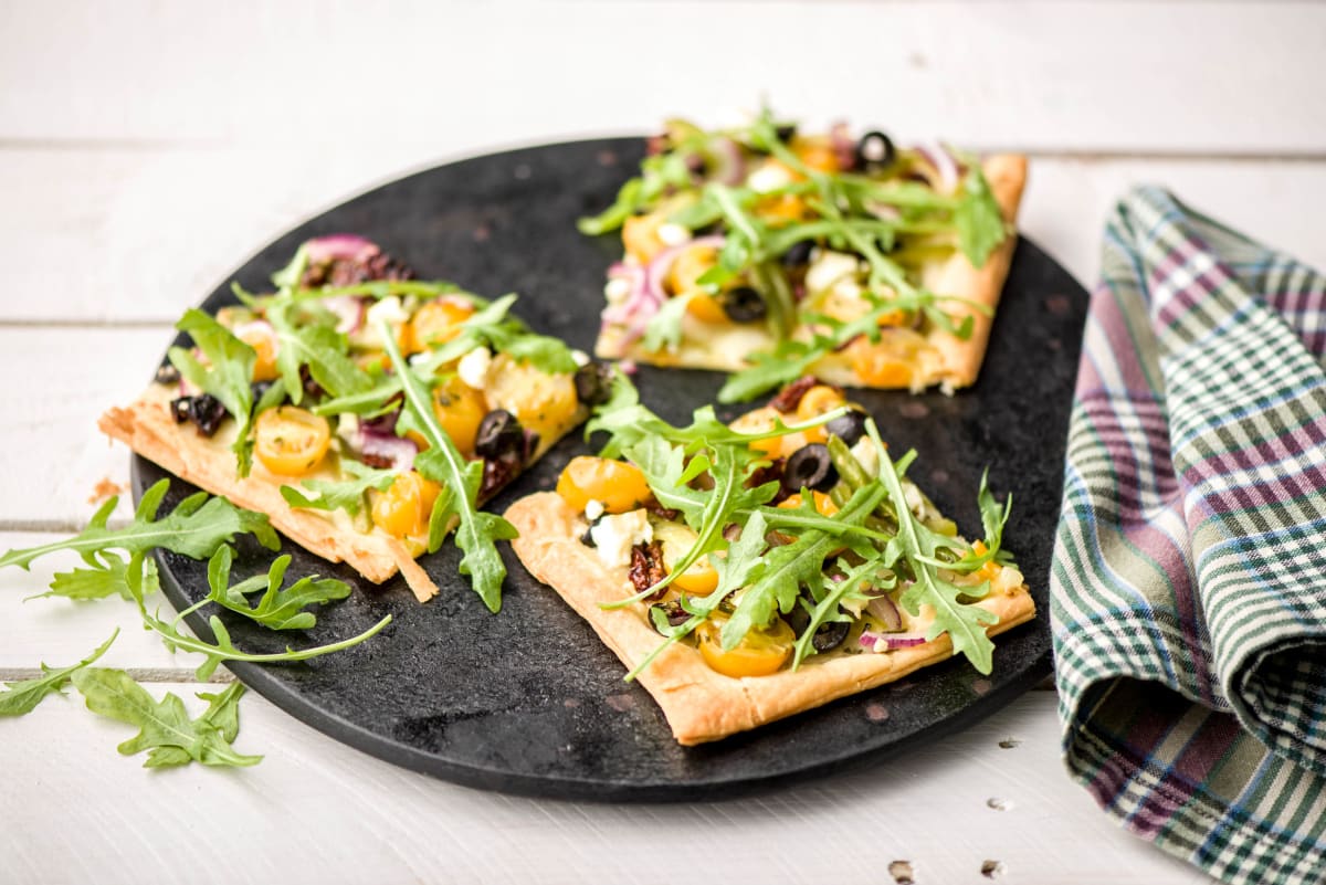 Französische Gemüse-Tarte mit Feta, Rezept | HelloFresh