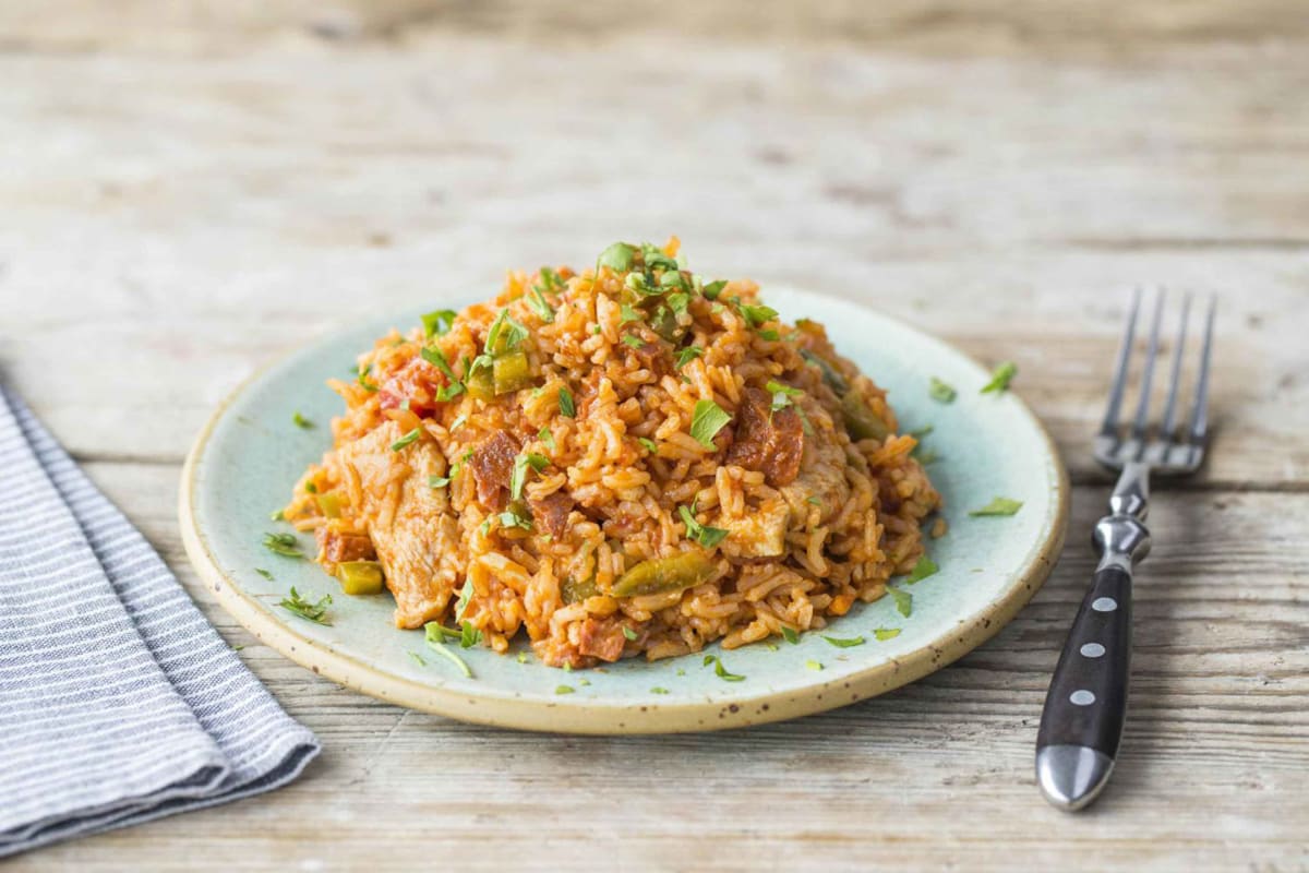 Your Favourite Orange and Honey Chicken Jambalaya