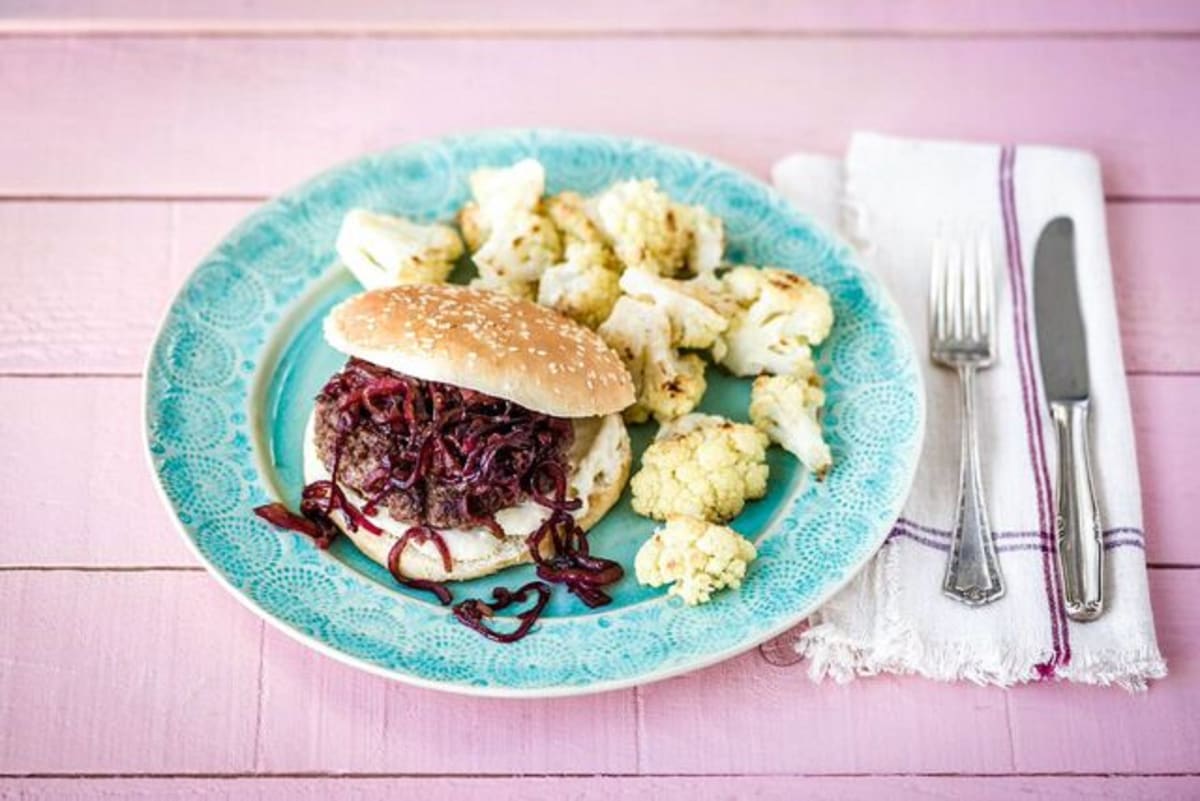 Caramelized Onion Burgers