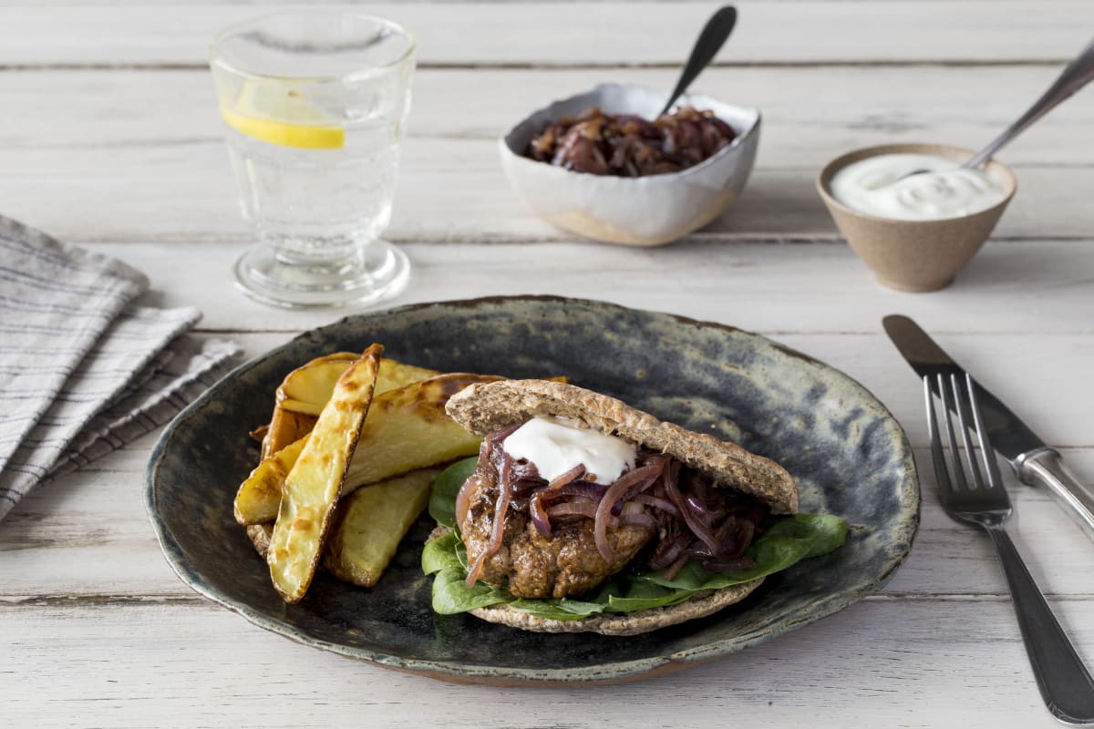 ‘Ksar Char-Bargh’ Moroccan Beef Burgers