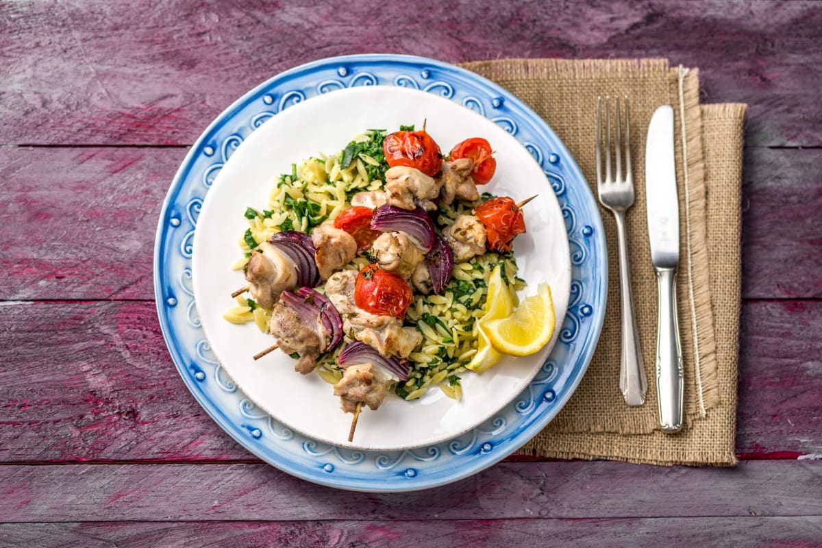 Garlic & Thyme Chicken Kebabs