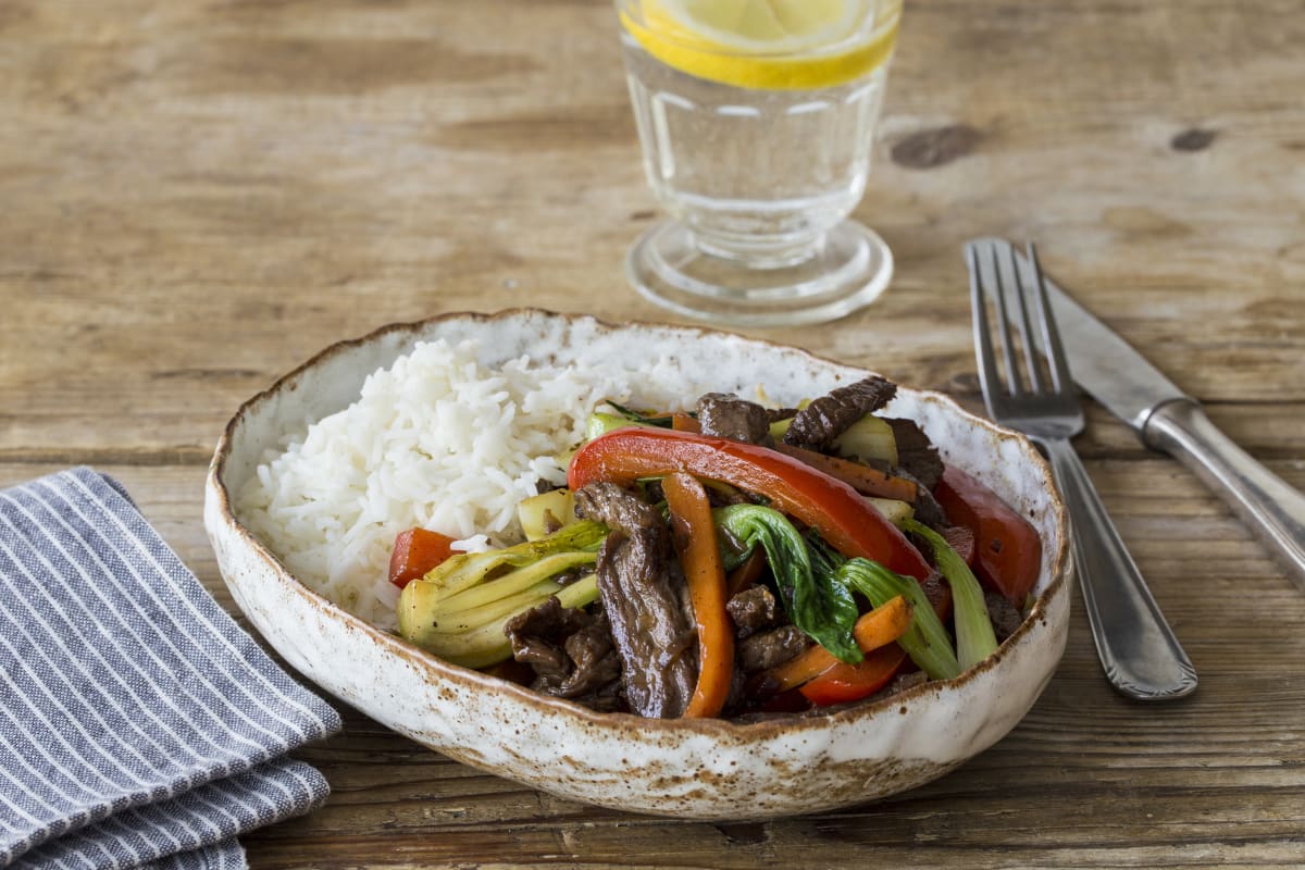 Family Sizzling Beef Stir Fry