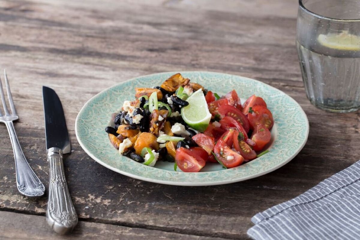 Black Bean & Sweet Potato Bake