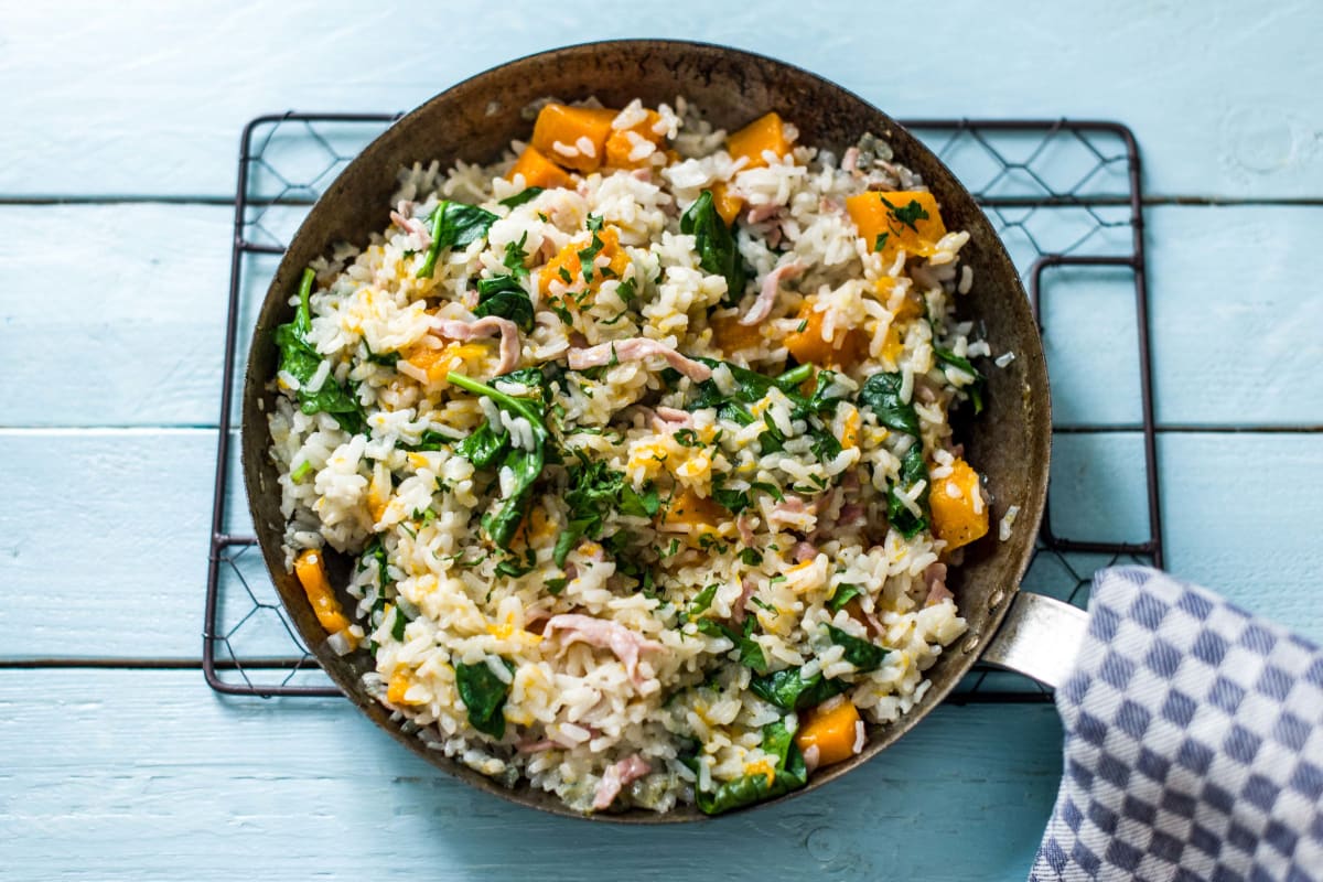 Oven-Baked Pumpkin Risotto