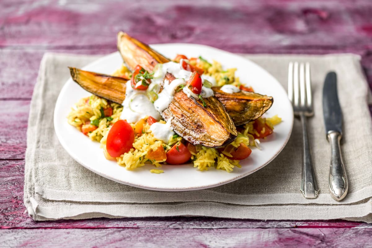 Tandoori Spiced Aubergine