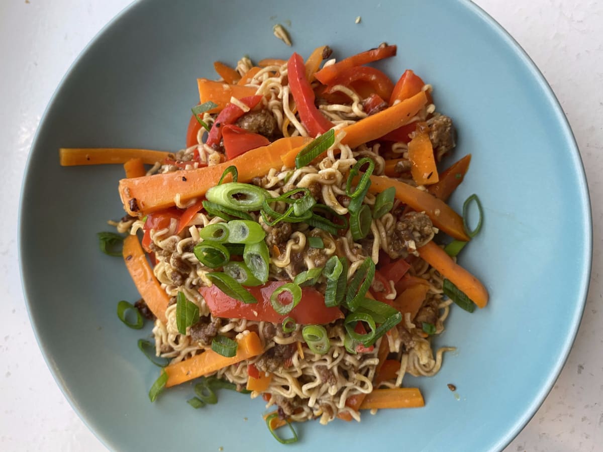 Mixed mince satay