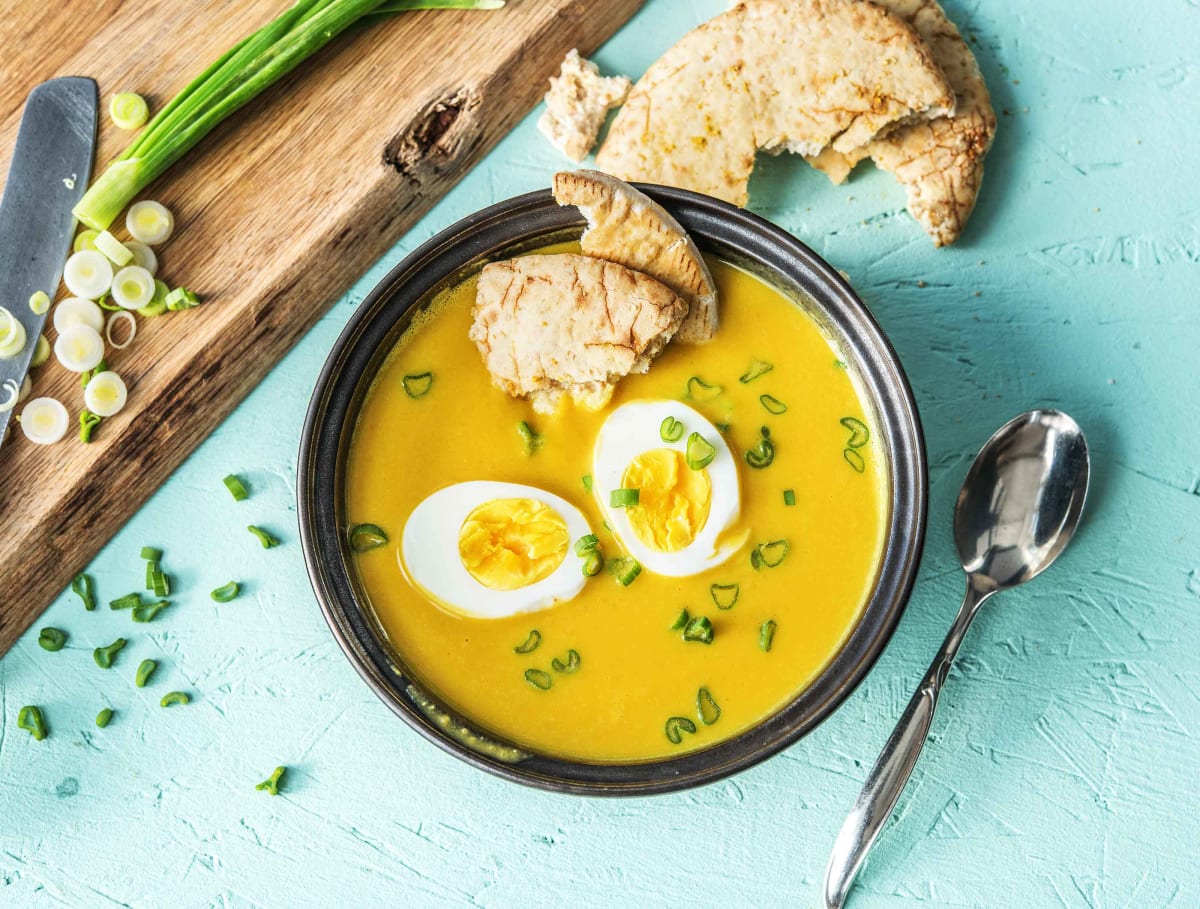 Soupe de légumes au beurre de cacahuètes