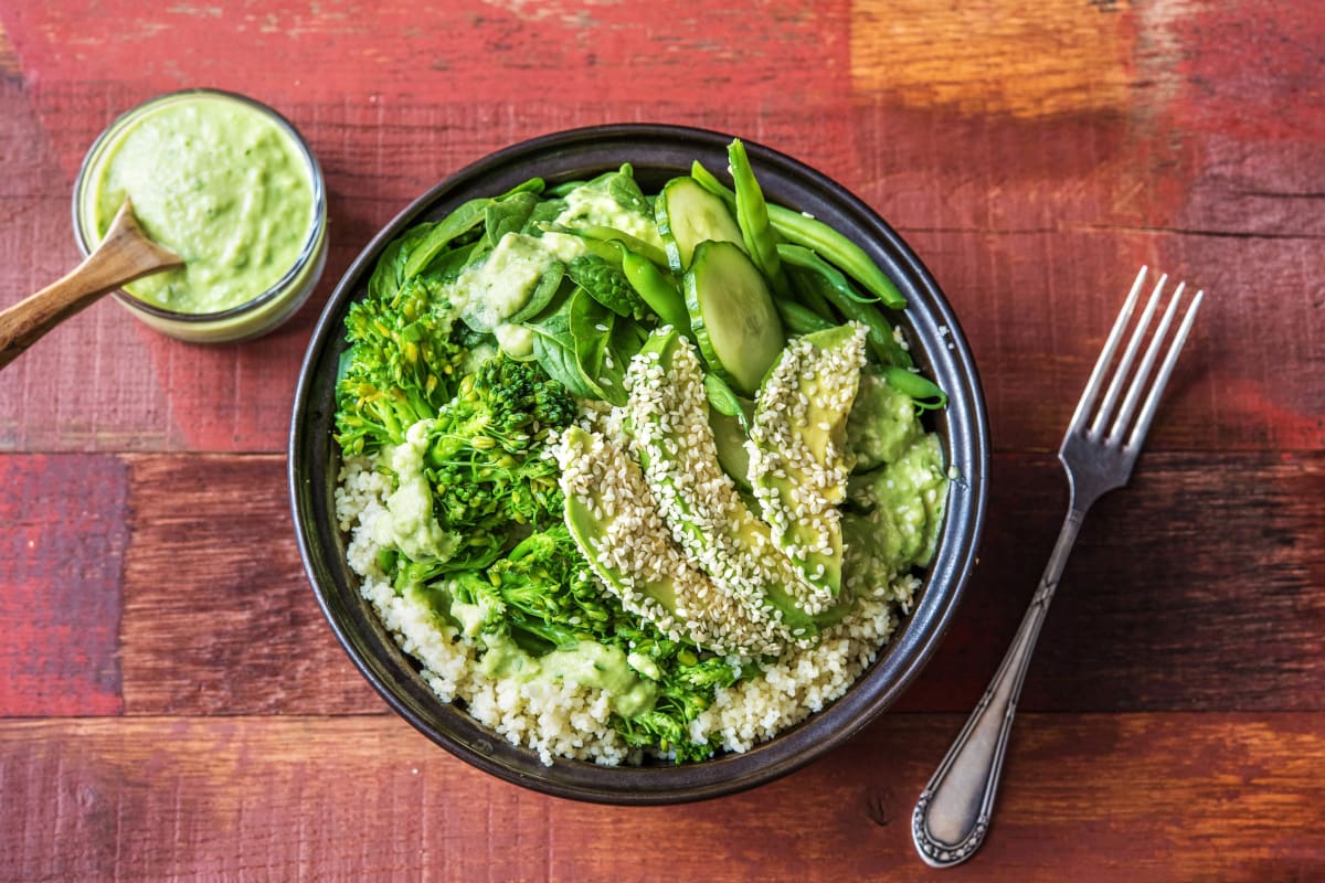 Green-Bowl mit Broccoli