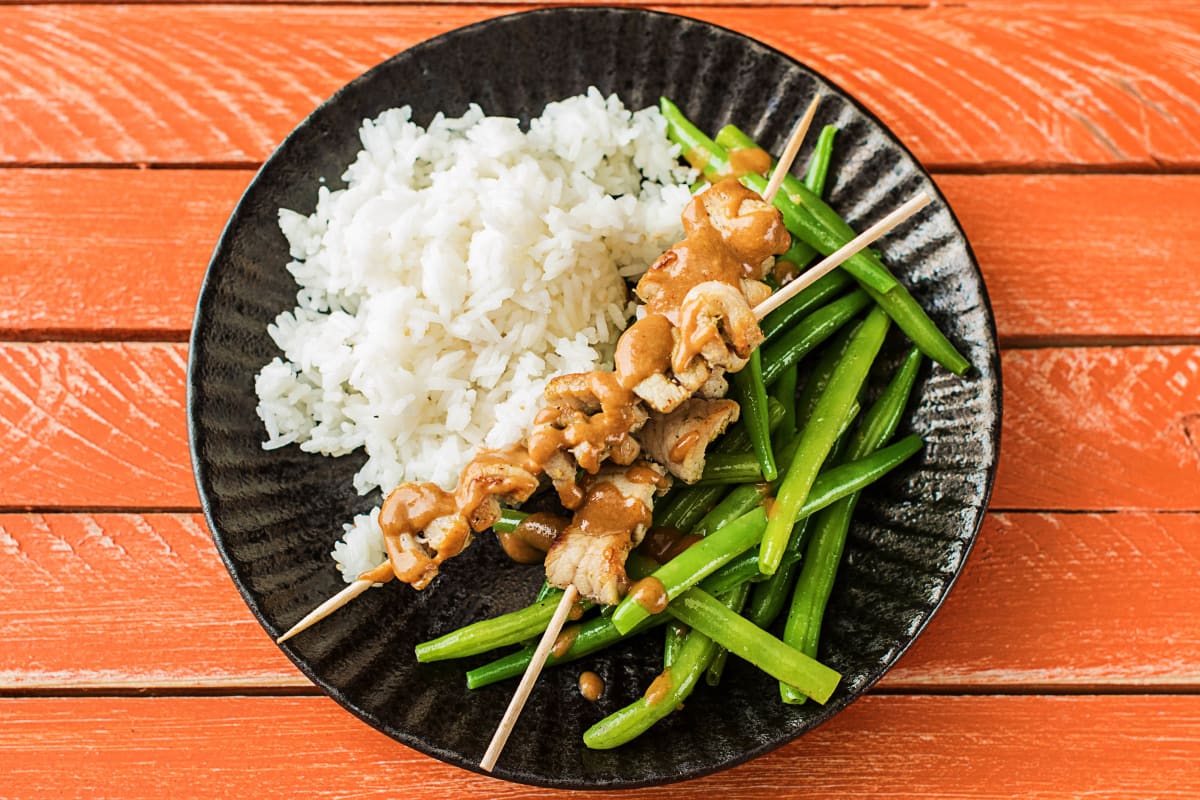 Satay-Puten-Spiessli