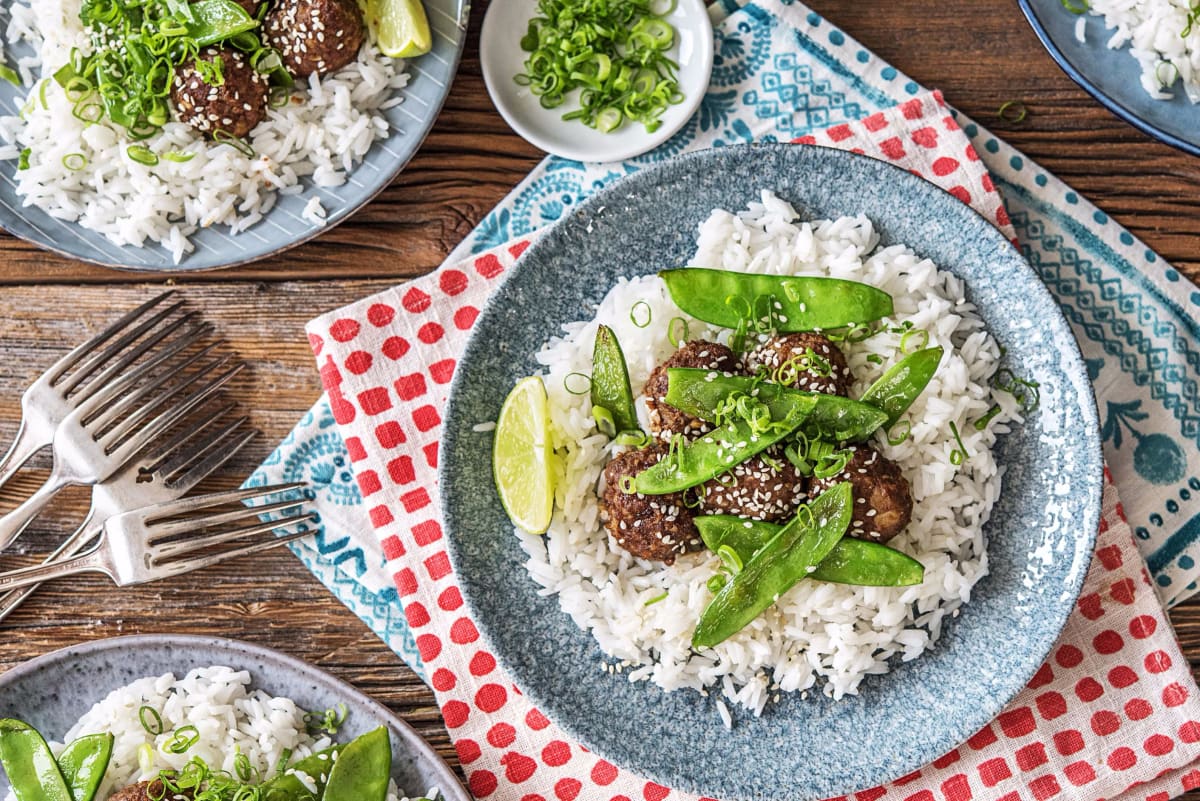 Hoisin-Glazed Meatballs