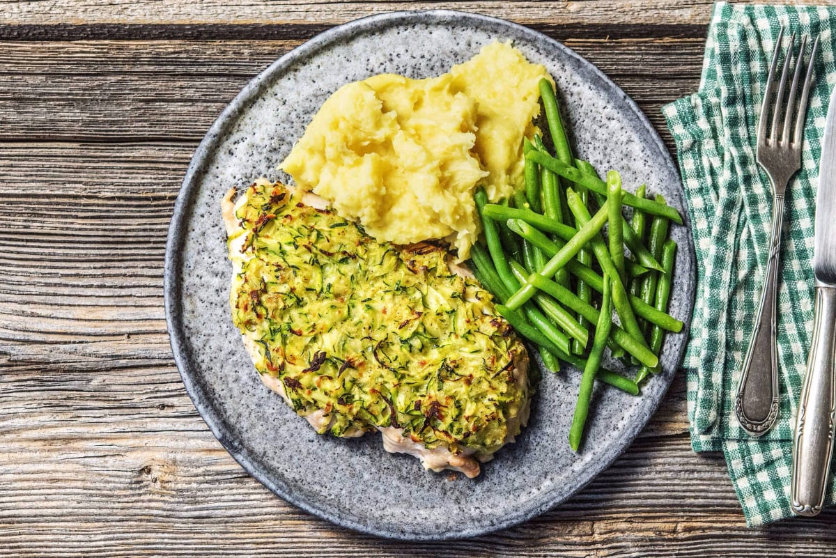 Chicken Under a Zucchini Blanket