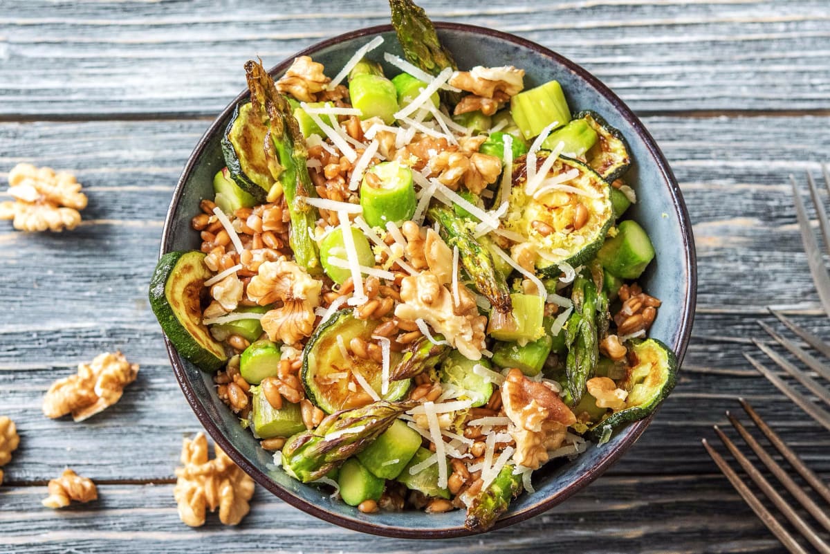 Gorgeous Greens Farro Bowl