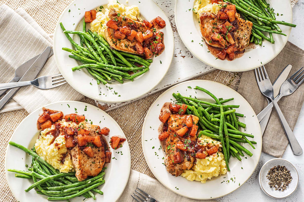 Cranberry Pineapple Pork Chops