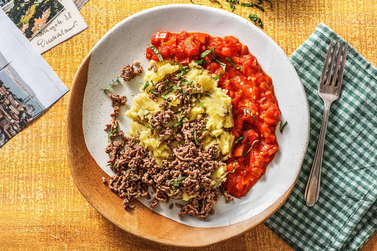 Sauce tomate à l’orientale et bœuf haché Recette HelloFresh