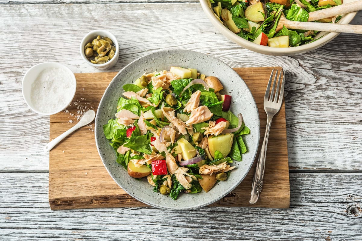 Salade met tonijn en opperdoezer ronde