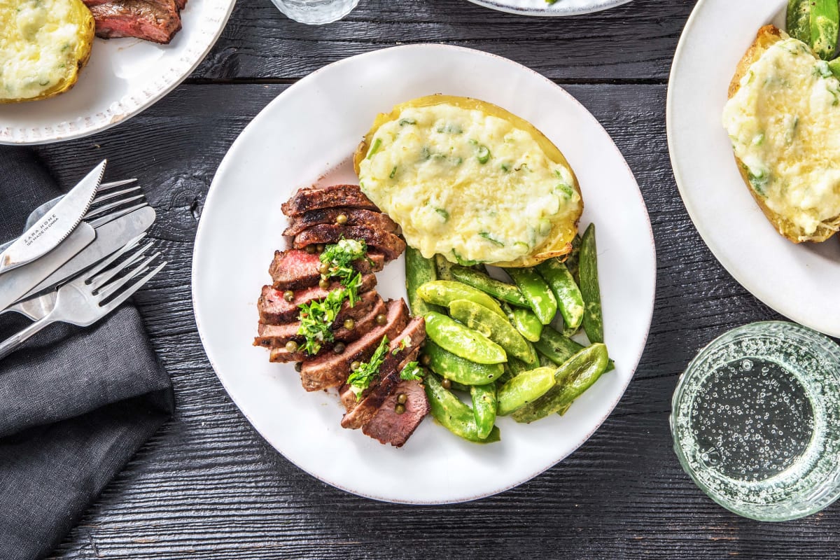 Garlic Herb Steak