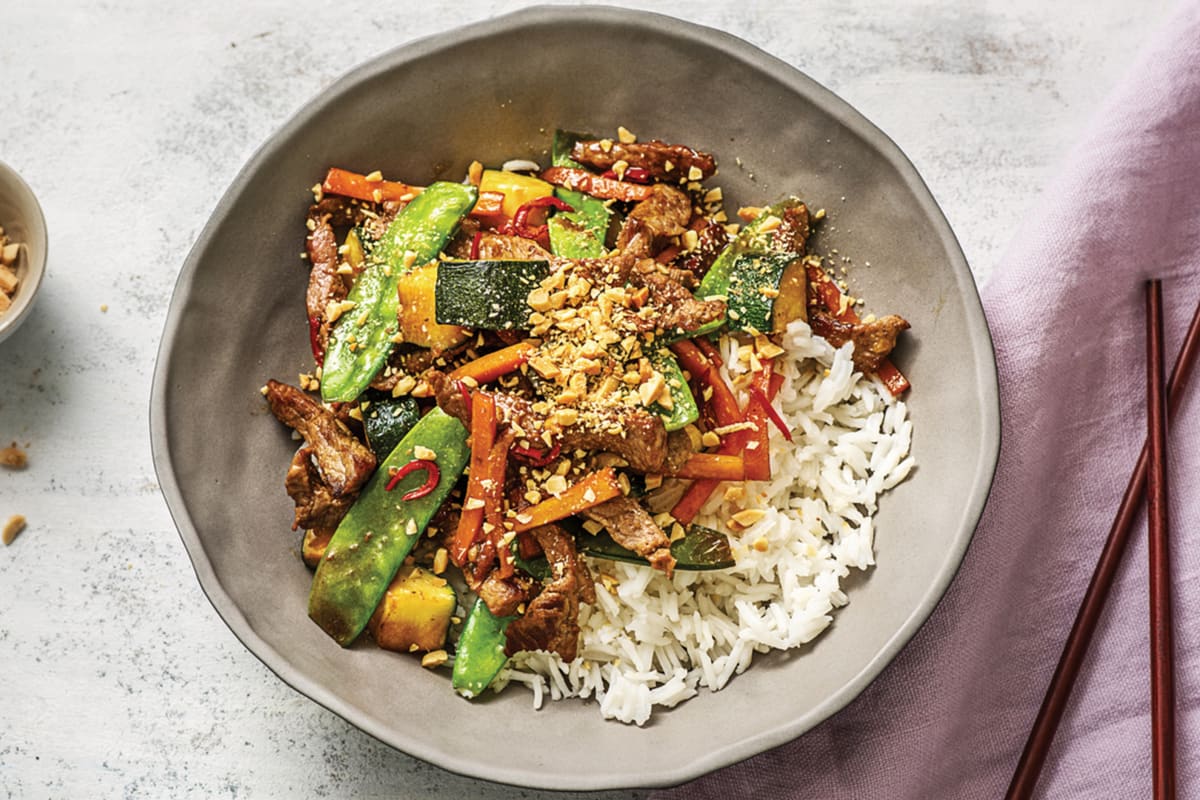 Chinese Garlic Beef Stir-Fry