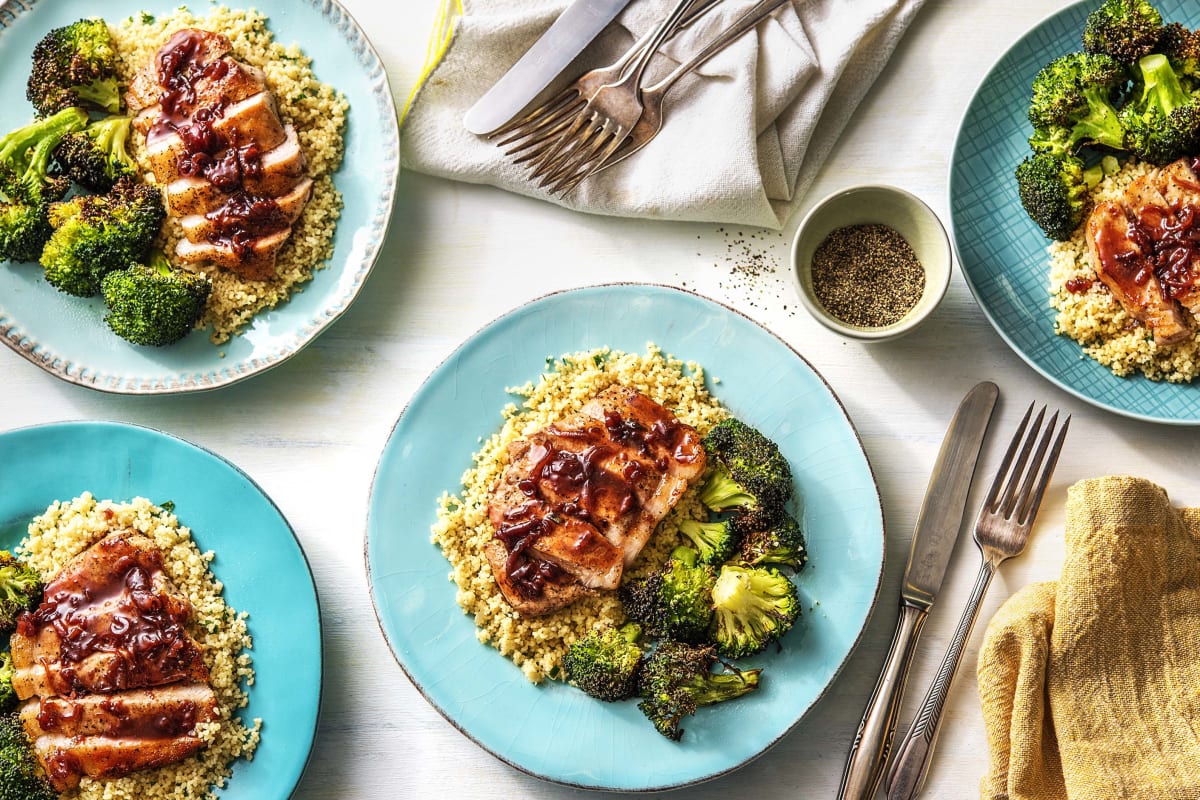 Cherry Balsamic Pork Chops