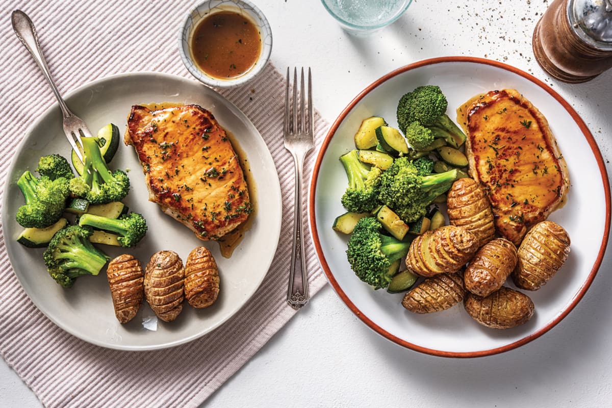 Honey-Thyme Glazed Pork