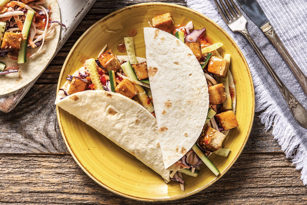 Chinese Sweet Chilli Tofu Tacos Recipe HelloFresh