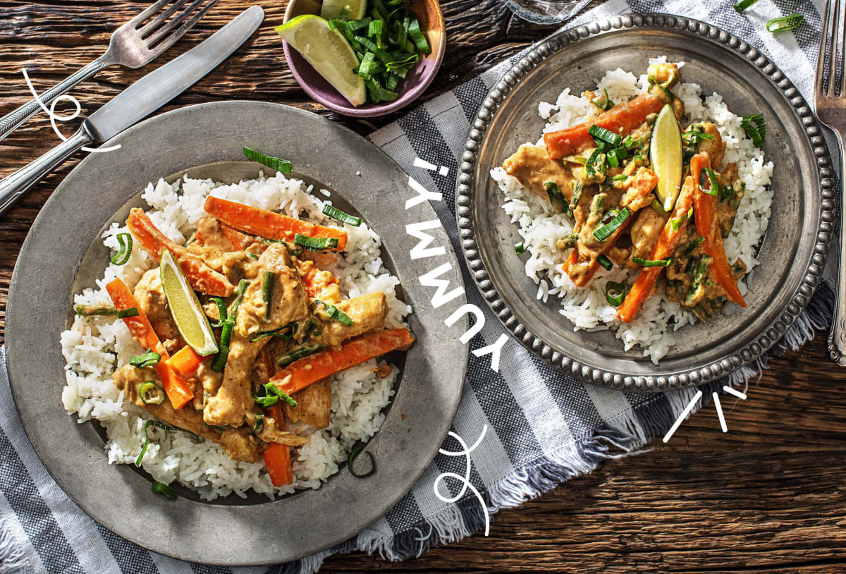 Hähnchenbrustfilet mit Erdnusssoße Rezept | HelloFresh