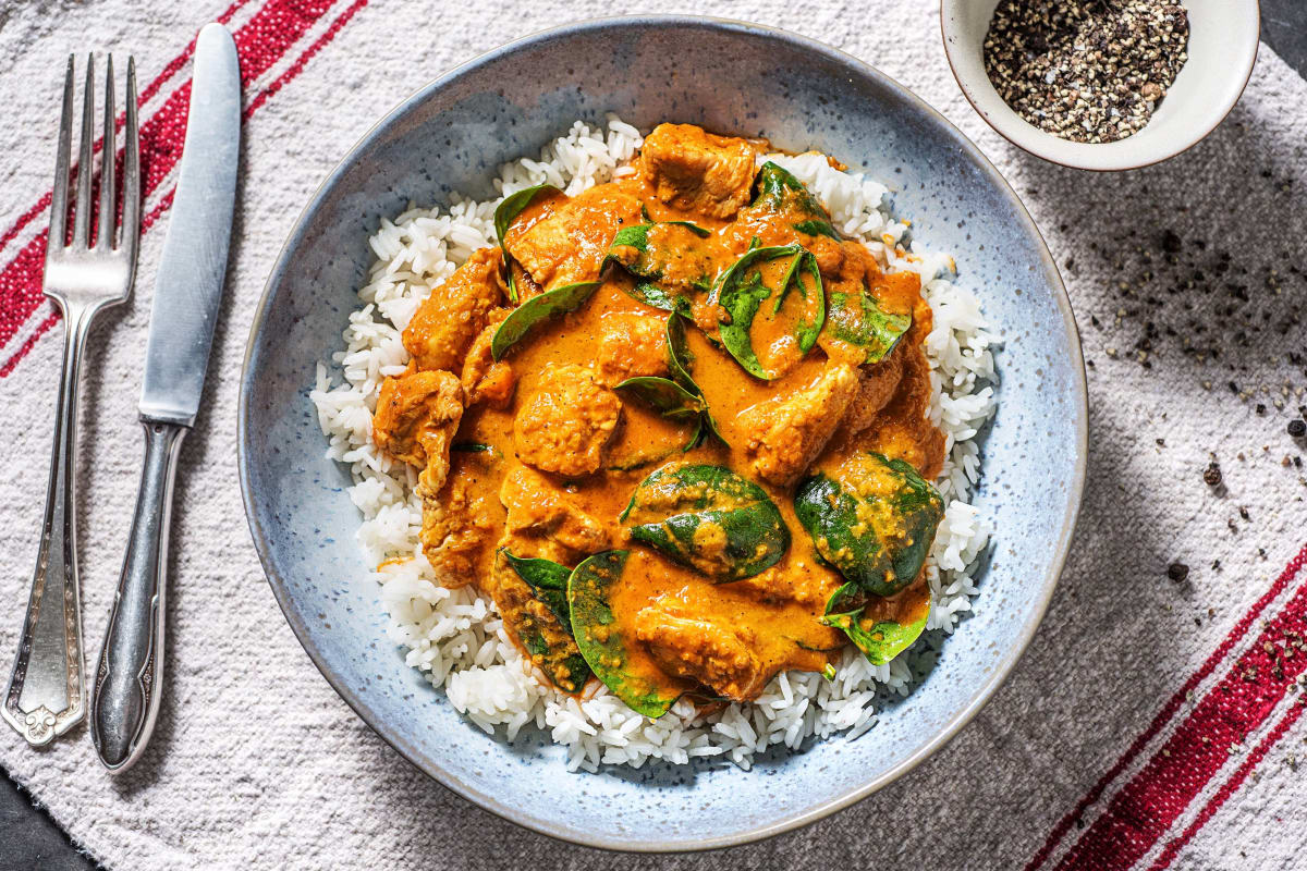 Cremiges Garam Masala-Hähnchencurry