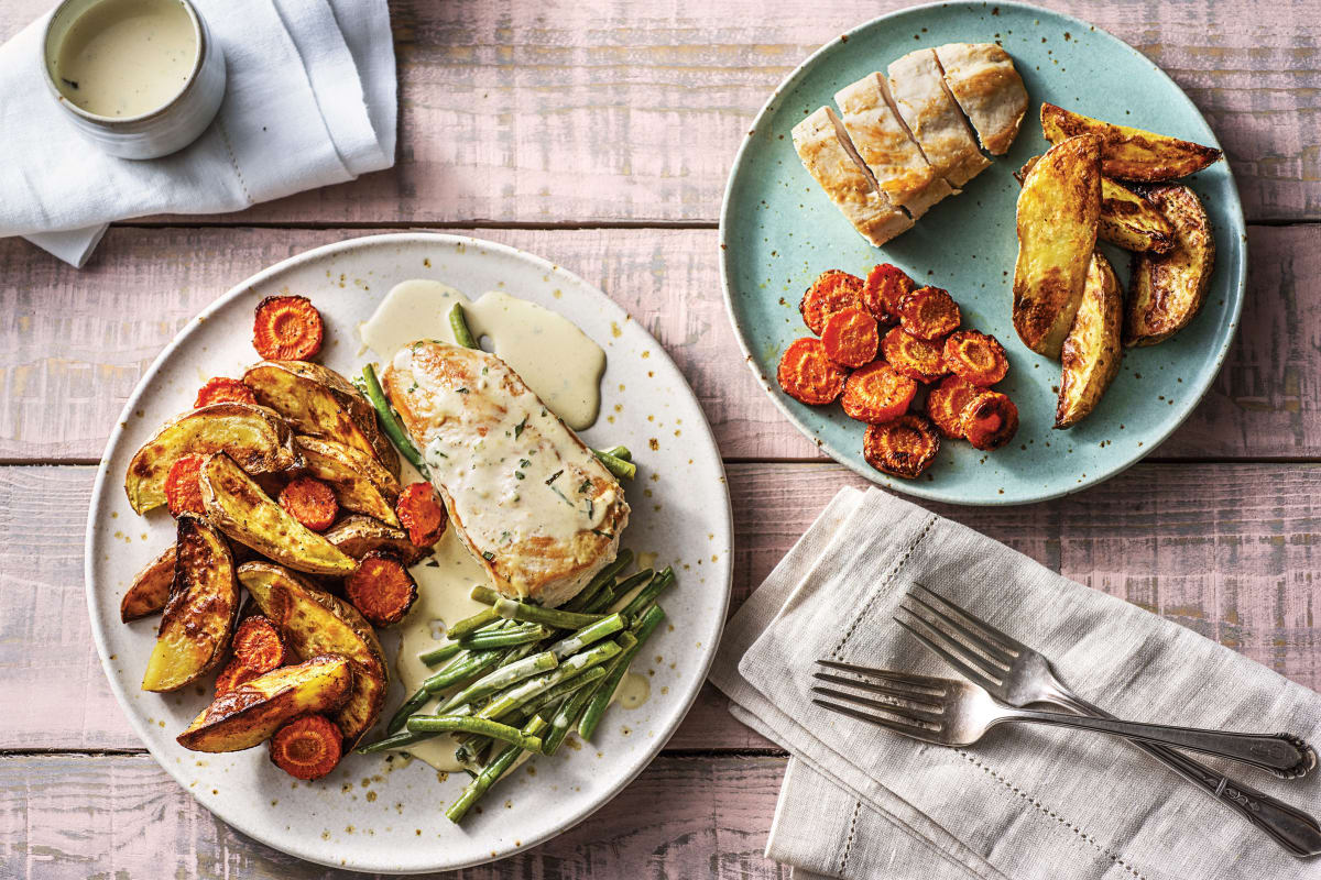 Creamy Tarragon Baked Chicken