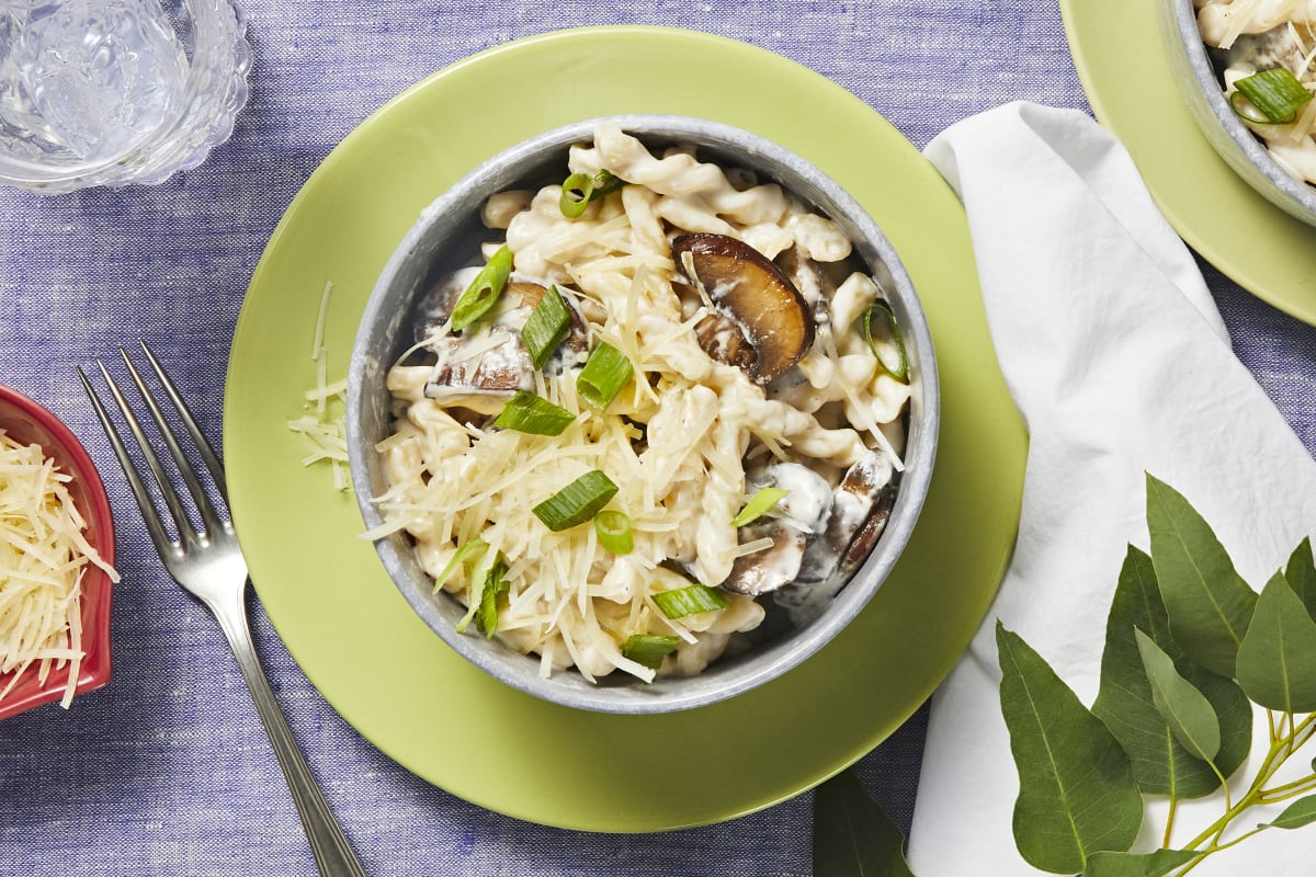 Creamy Dreamy Mushroom Gemelli