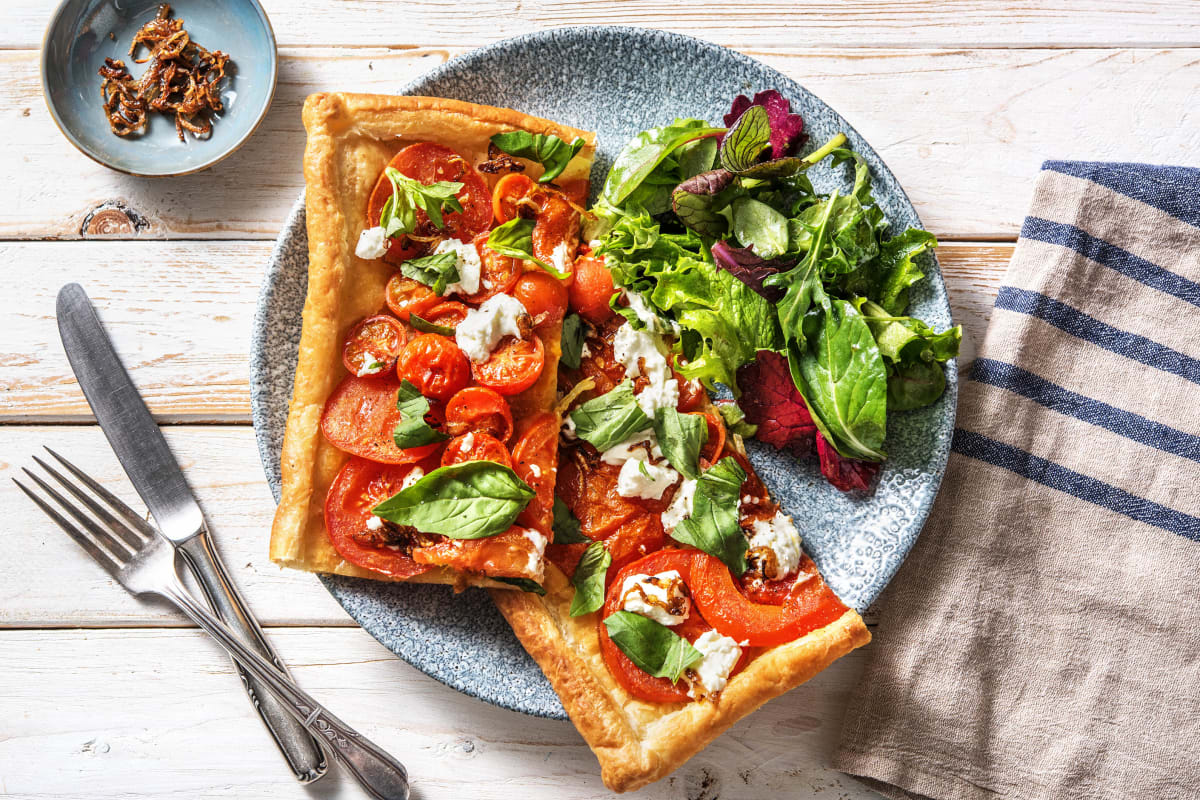 Tarte fine aux trois tomates