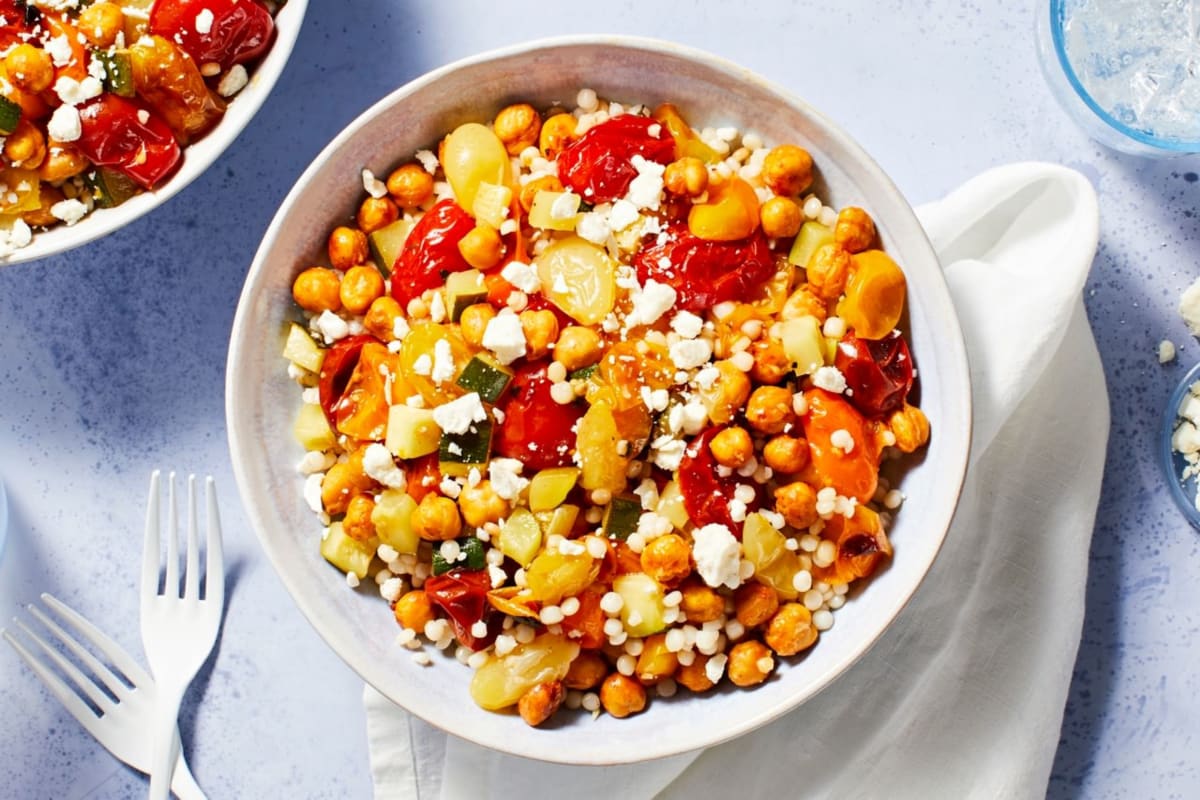 Chickpea-Powered Mediterranean Couscous