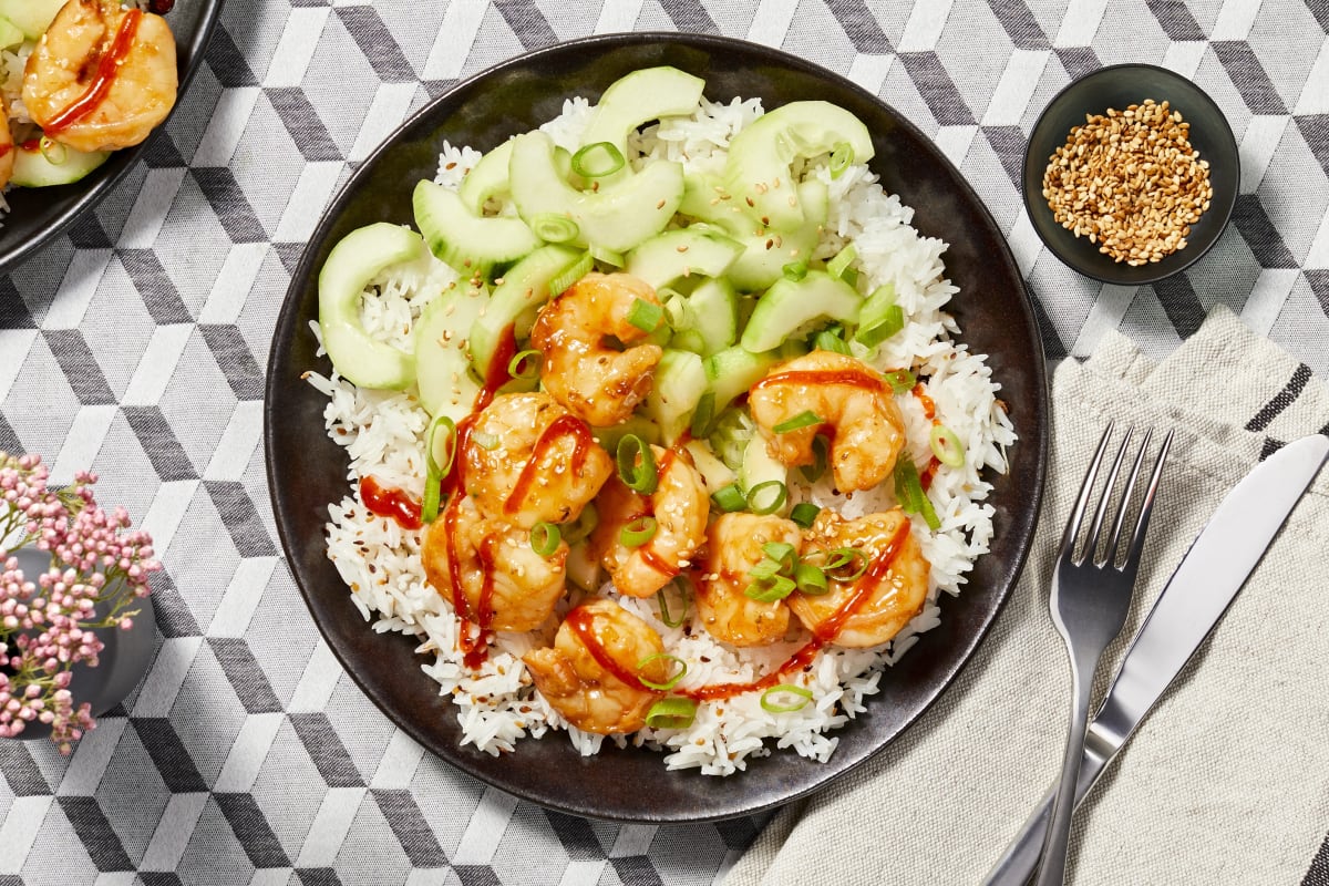 Sriracha Sesame Shrimp