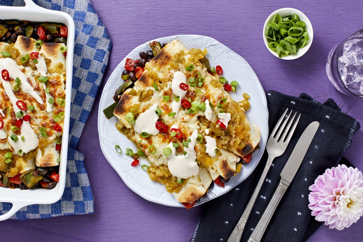 Salsa Verde Enchiladas