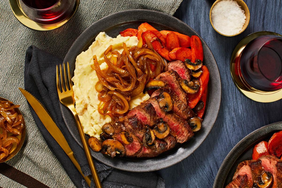 Sirloin in a Mushroom Sauce