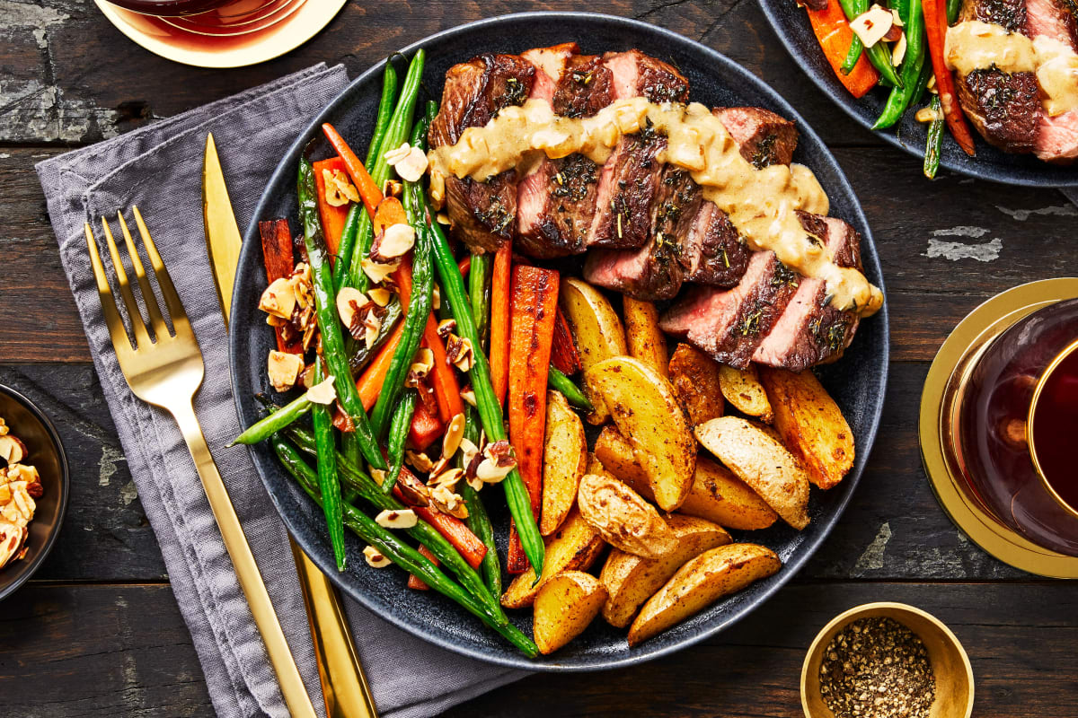 Grilled Sirloin with Shallot Soy Sauce Recipe