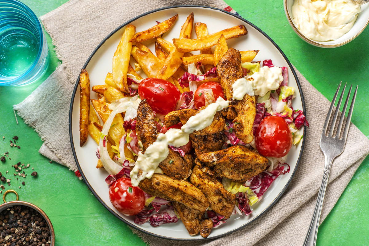 Gyros façon kebab au poulet