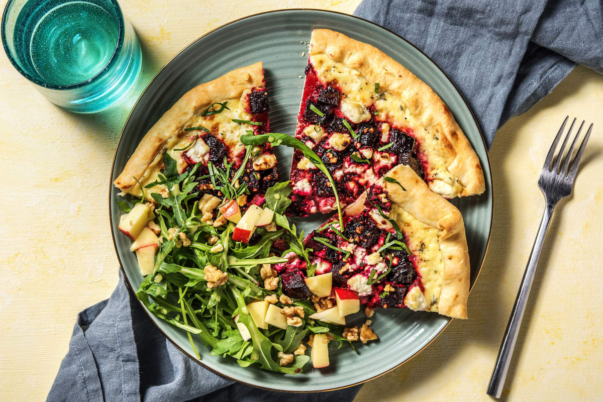 Rote-Bete-Galette mit Hirtenkäse